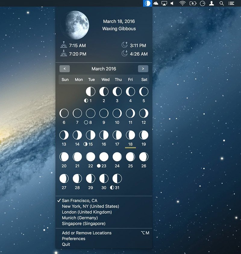 Moon-widget-menu-bar