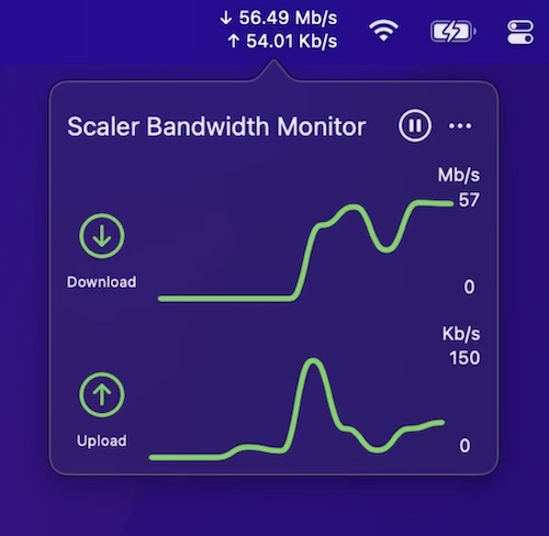 Scaler bandwith monitor